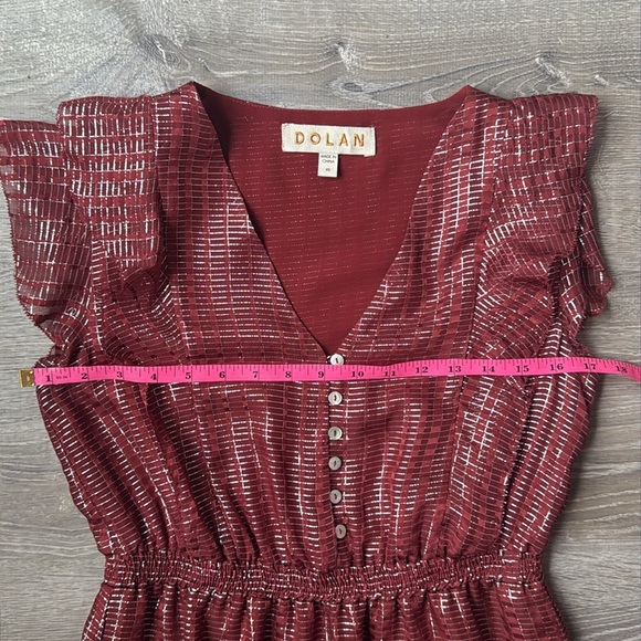 NEW Anthropologie DOLAN Collection Sawyer Silk Midi Dress XS - Picture 11 of 13